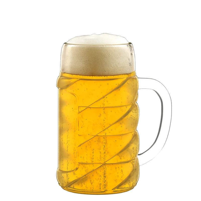 Bierkrug mit Schild 0,50 l Diamond 6er Set