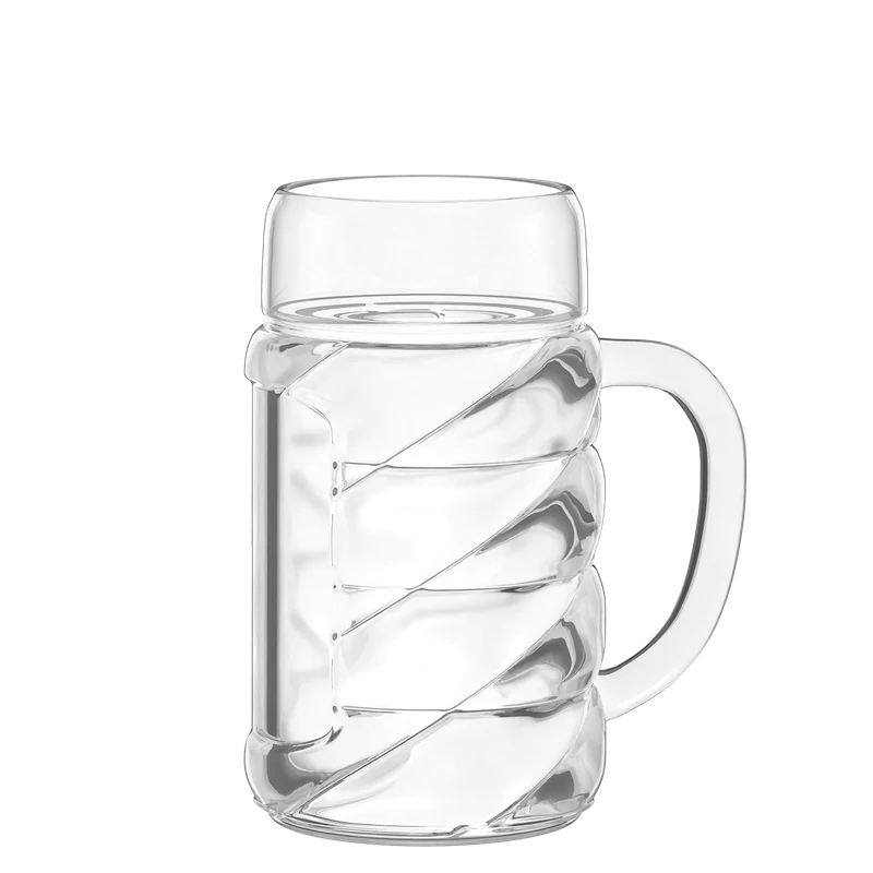 Bierkrug mit Schild 0,50 l Diamond 6er Set