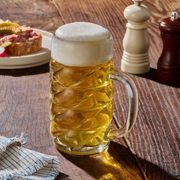 Bierkrug mit Schild 0,50 l Diamond 6er Set