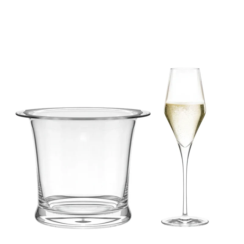 Champagnergläser & Kühler Set 7er Set