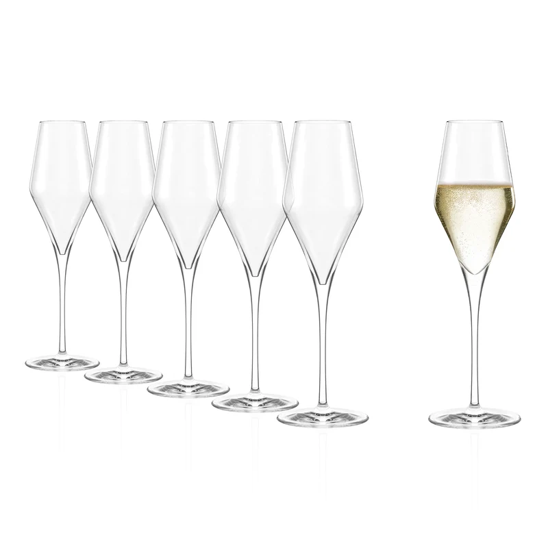 Champagnergläser & Kühler Set 7er Set