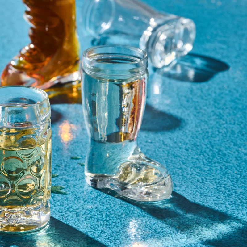Schnapsglas Bierstiefel 12er Set