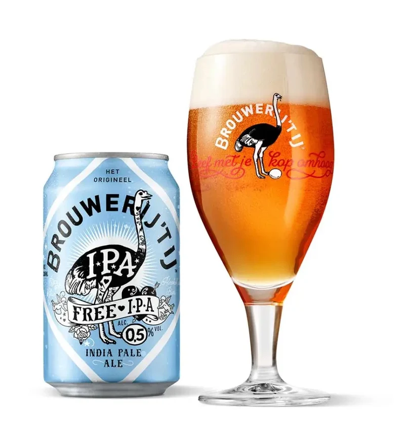 Bière Brouwerij 't IJ - Free IPA sans alcool 0,5%