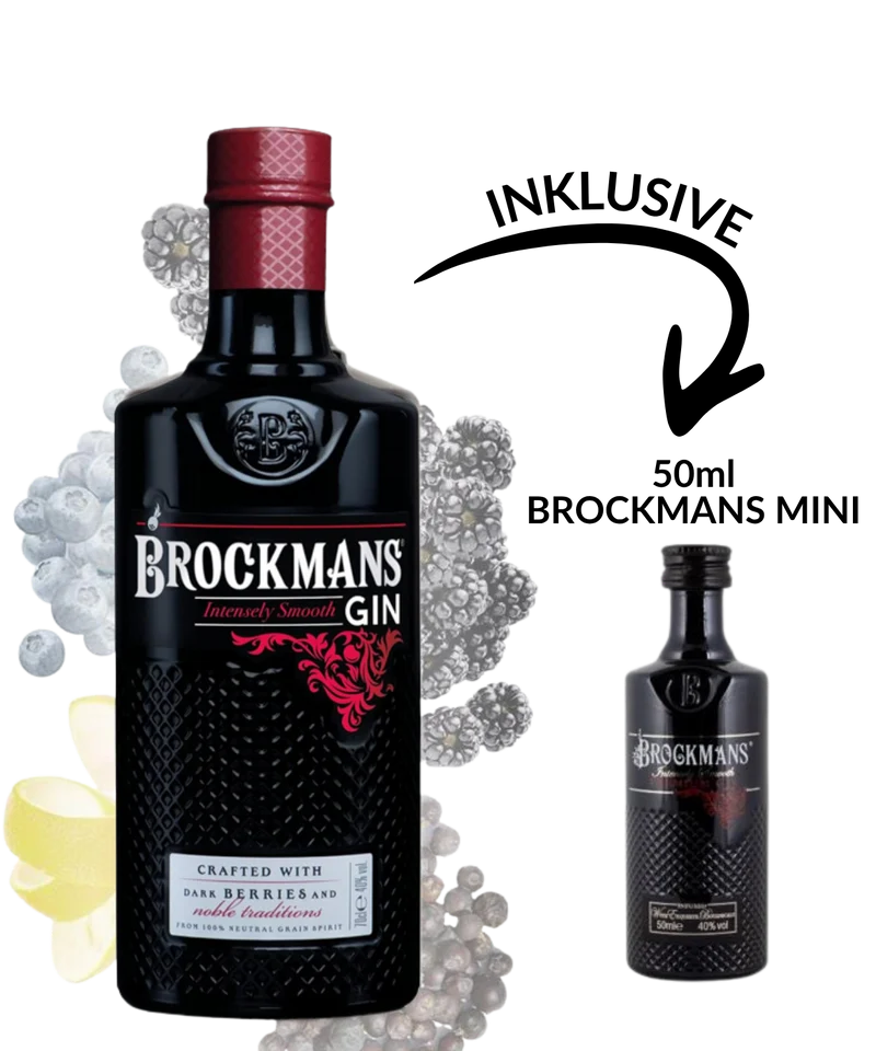 Brockmans Intensely Smooth Gin inkl. Brockmans Mini