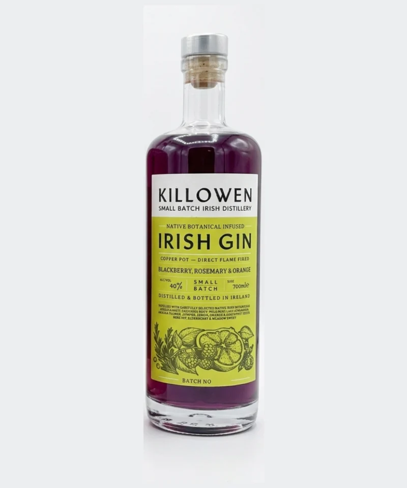 Killowen Blackberry Rosemary & Orange Small Batch Gin