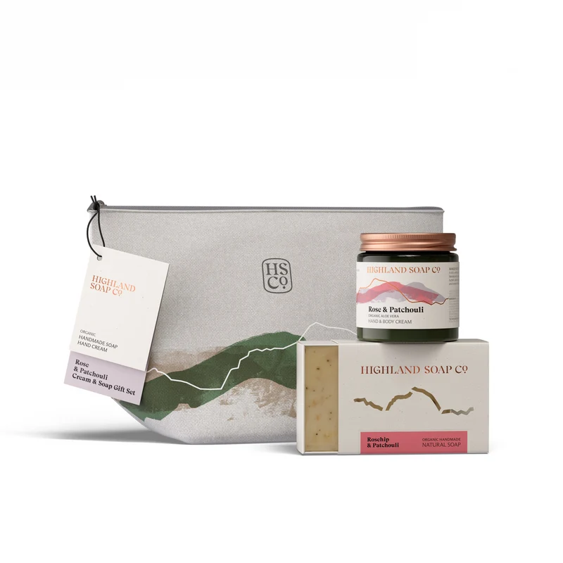 The Highland Soap Company Hautpflege-Geschenkset Rose & Patchouli