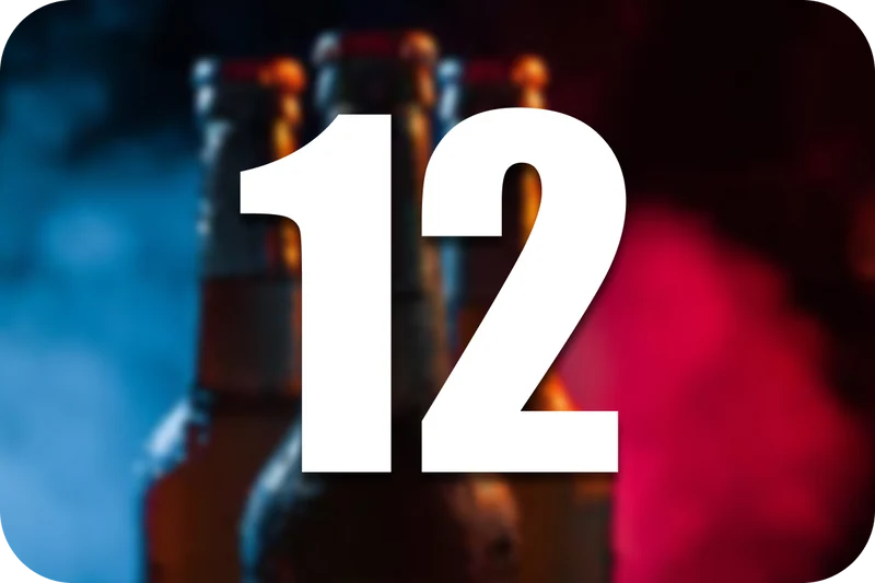 Pack de 12 bières sans alcool
