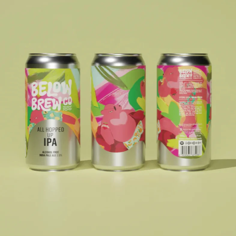 Bière Below Brew - All Hopped Up sans alcool 0.5%