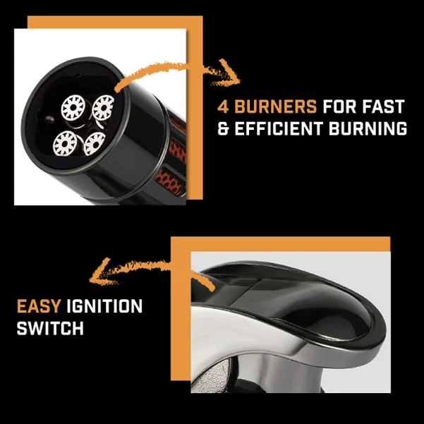 Torch Lighter For Cocktail Smokers