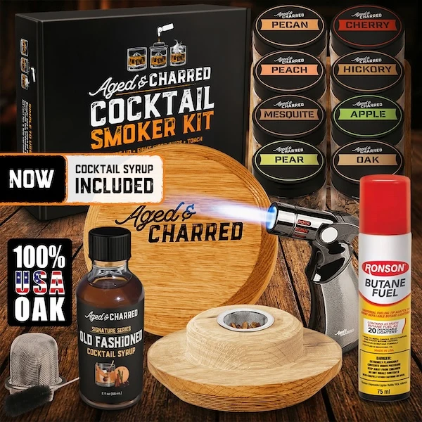 Smoke Lid Cocktail Smoker Kit - 12pc Set
