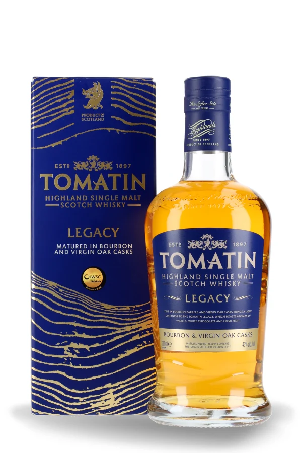 Tomatin Legacy mit GB Whisky 43% vol. 0.7l