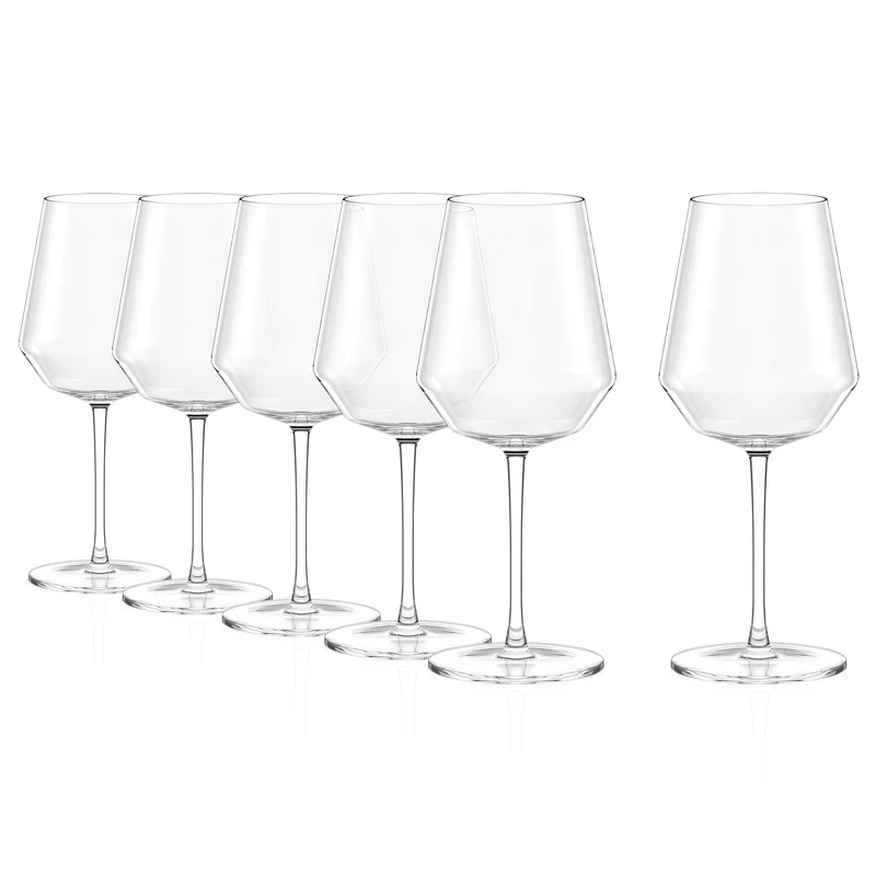 Bordeauxglas Celestia 6er Set