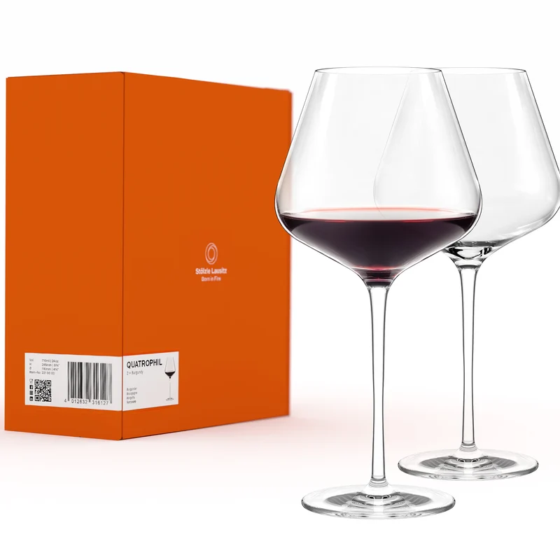 Burgunderglas Quatrophil 2er Set