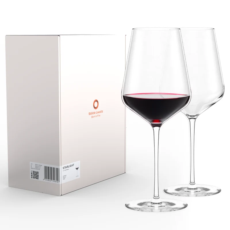 Bordeauxglas STARlight 2er Set