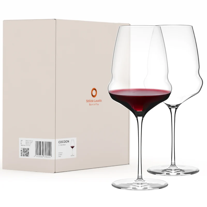 Bordeauxglas Cocoon 2er Set