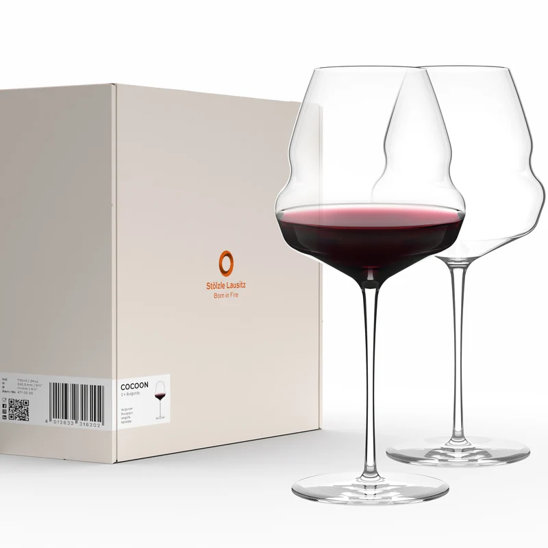 Burgunderglas Cocoon 2er Set