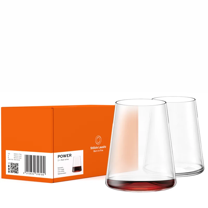 Rotweinbecher Power 2er Set