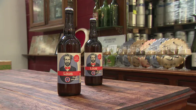Bière blonde Louis 0° Motte Cordonnier 0,5% - 33 cl
