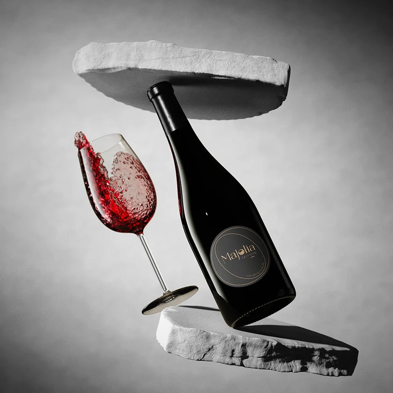 Vin rouge LE GAMAY DE MAJOLIA sans alcool 0,5%