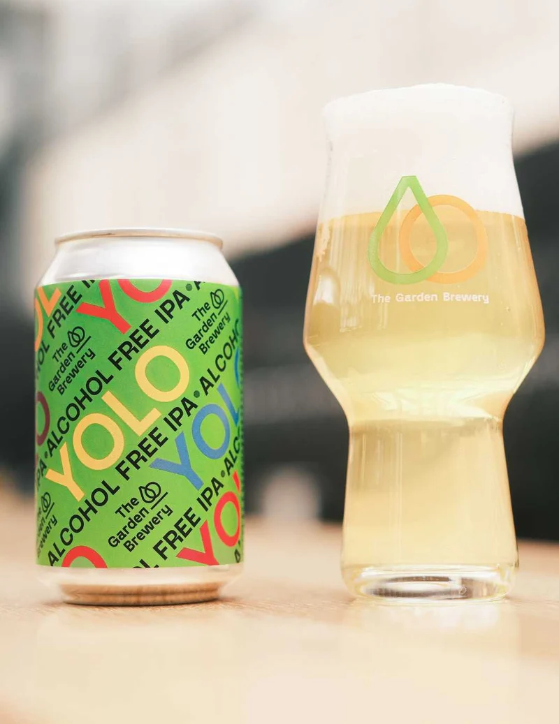 Bière The Garden Brewery - Yolo 0° IPA sans alcool 0,5%