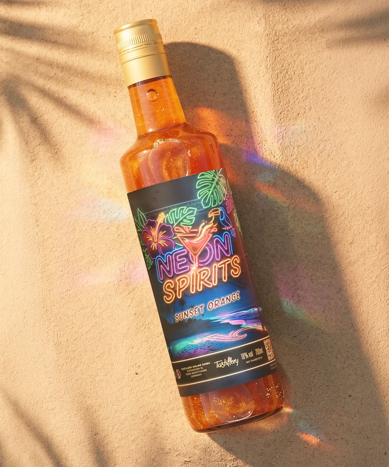 Neon Spirits Sunset Orange