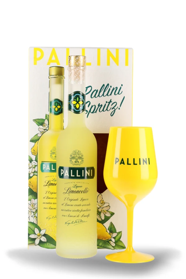 Pallini Limoncello mit Acrylbecher 26% vol. 0.5l