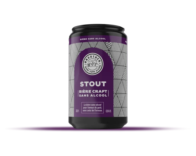 Bière Stout artisanale Broother 0,5%