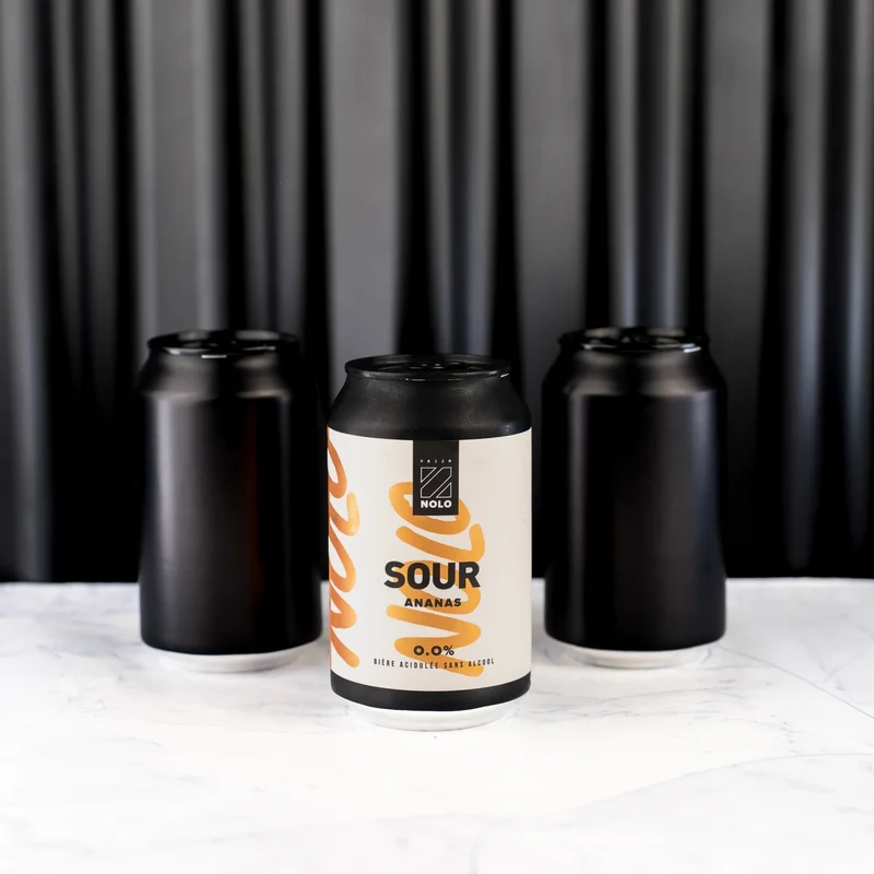 Bière PRIZM NOLO Sour ananas sans alcool 0%