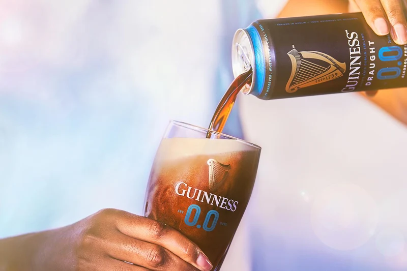 Bière brune Guinness Draught 0,0%