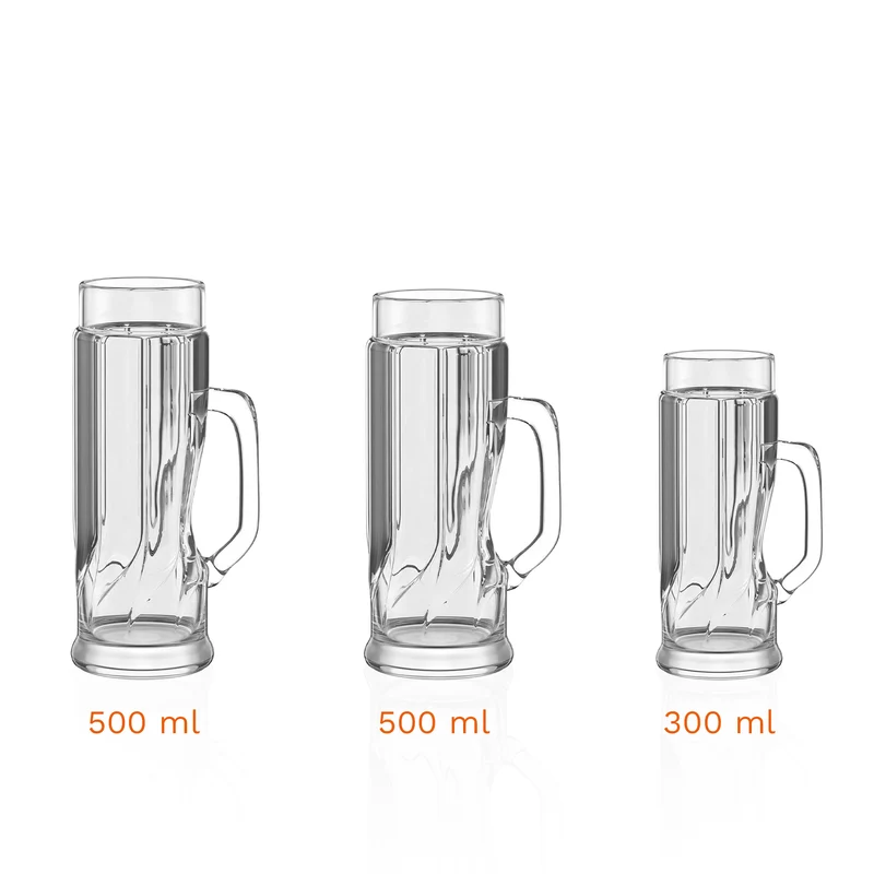 Bierkrug Premium mit Struktur