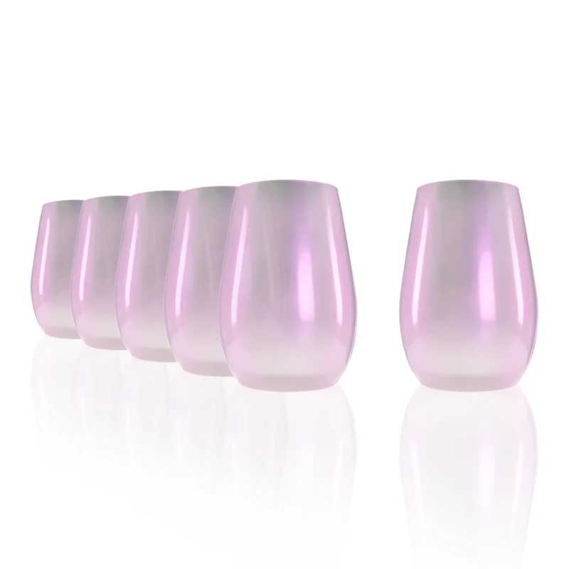 Longdrinkbecher Iodin/Weiß Mirror 6er Set