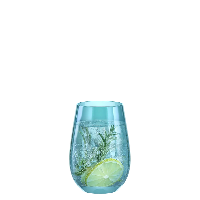Longdrinkbecher Türkis Mirror 6er Set