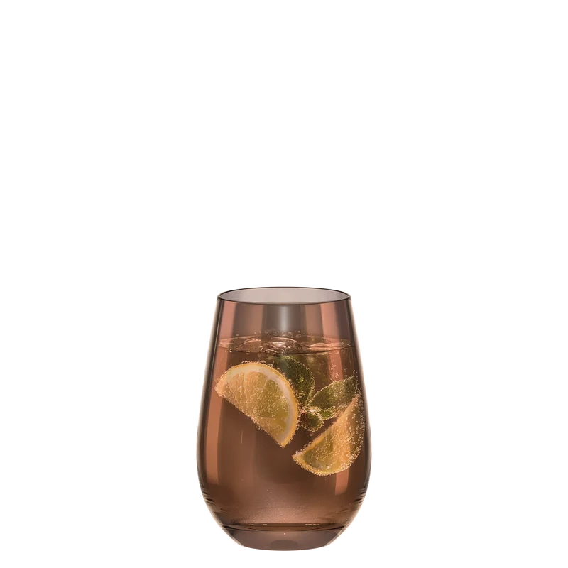 Longdrinkbecher Braun Mirror 6er Set