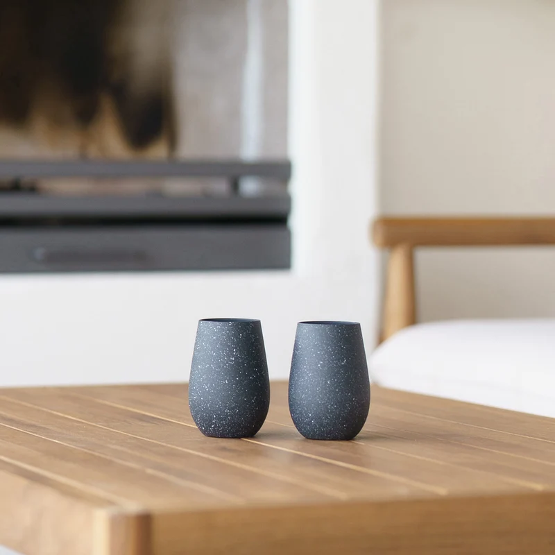 Becher Mittelgrau Stones 6er Set