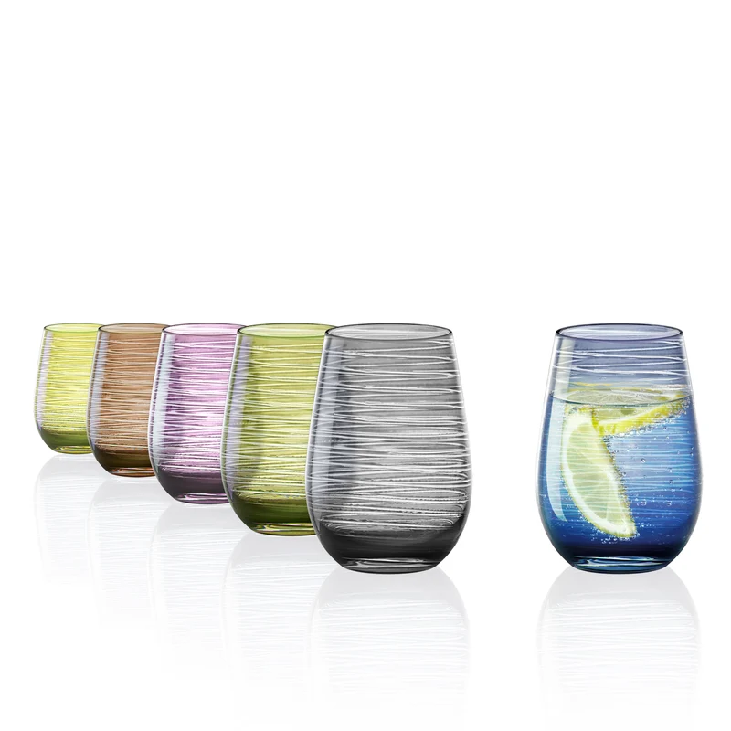 Becher Mix Mediterran Twister 6er Set