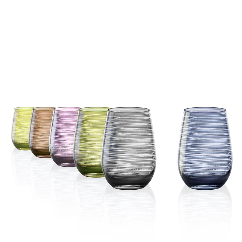 Becher Mix Mediterran Twister 6er Set