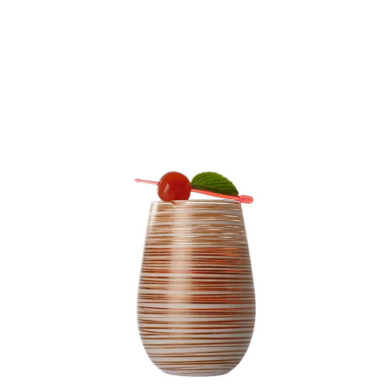 Becher Weiß/Bronze Twister 6er Set