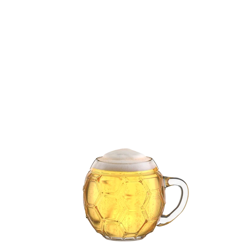 Bierkrug Fußball