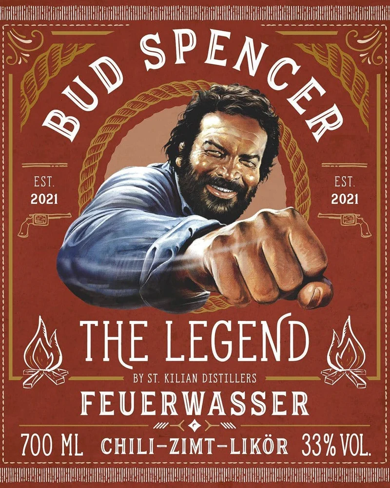 St. Kilian Bud Spencer Feuerwasser inkl. Beutel in der Geschenkverpackung