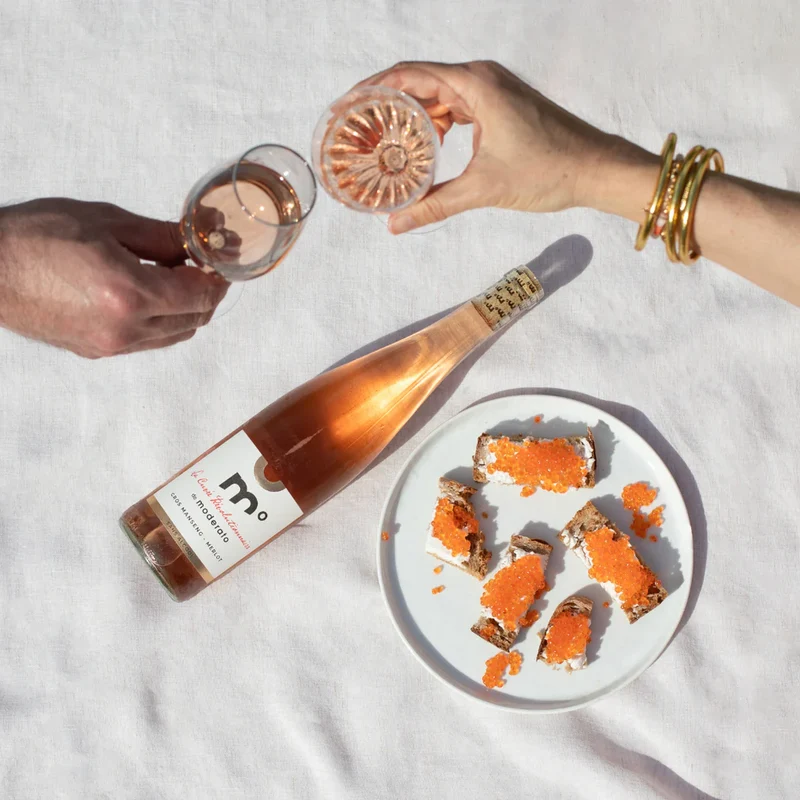 Vin rosé Merlot & Gros Manseng sans alcool 0,5% - La Cuvée Révolutionnaire de Moderato