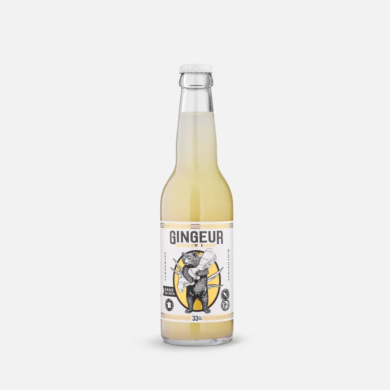 Ginger Beer Bio Gingeur sans sucres 33 cl