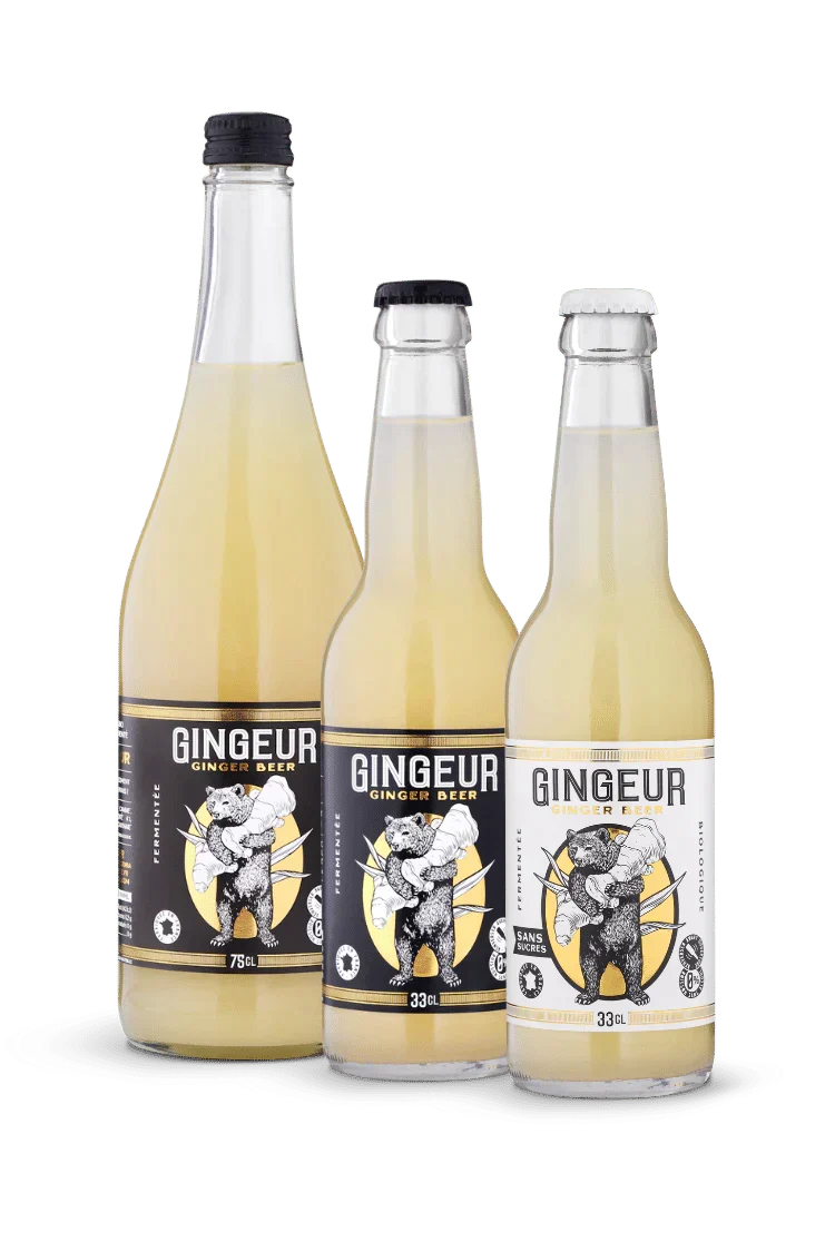 Ginger Beer Bio Gingeur sans sucres 33 cl