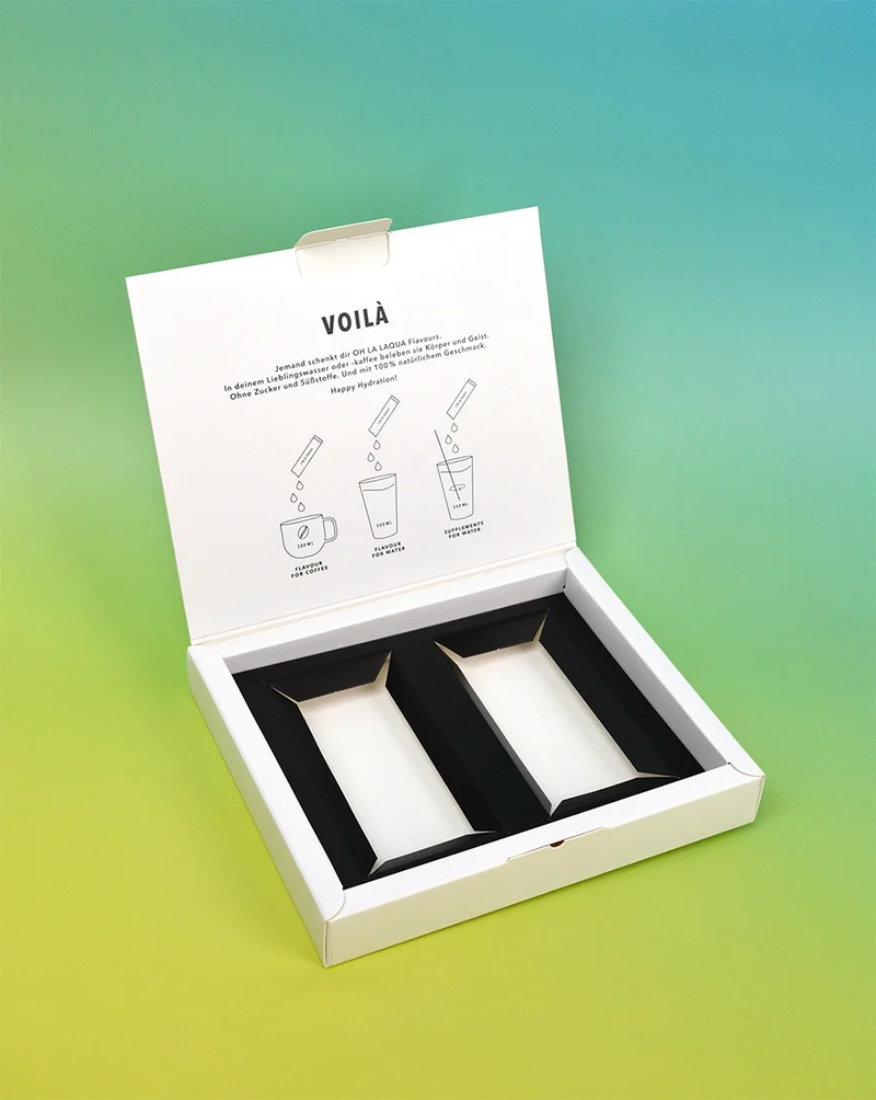 Geschenkbox für 2 Packungen ᛫ G'SCHENKT