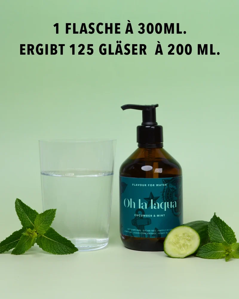 GURKE & MINZE | 300ML GLASFLASCHE
