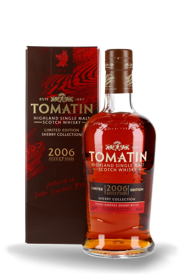 Tomatin The Sherry Collection Pedro Ximénez Edition 46% vol. 0.7l