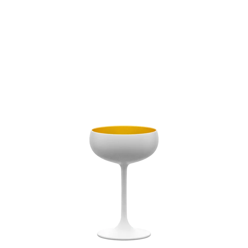 Sektschale Weiß/Gold Elements 6er Set