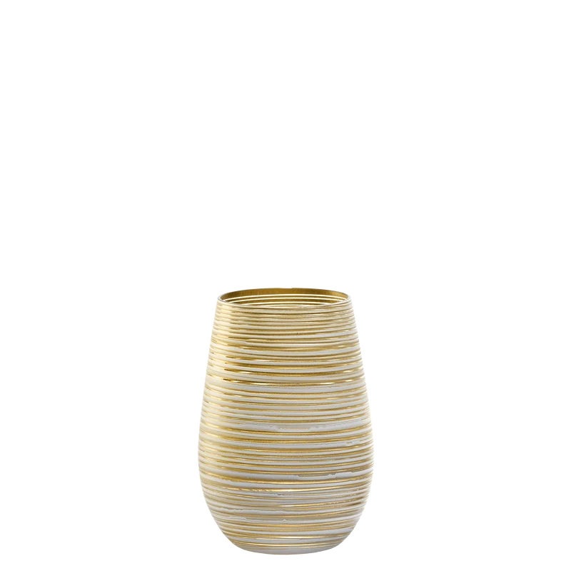 Becher Weiß/Gold Twister 6er Set