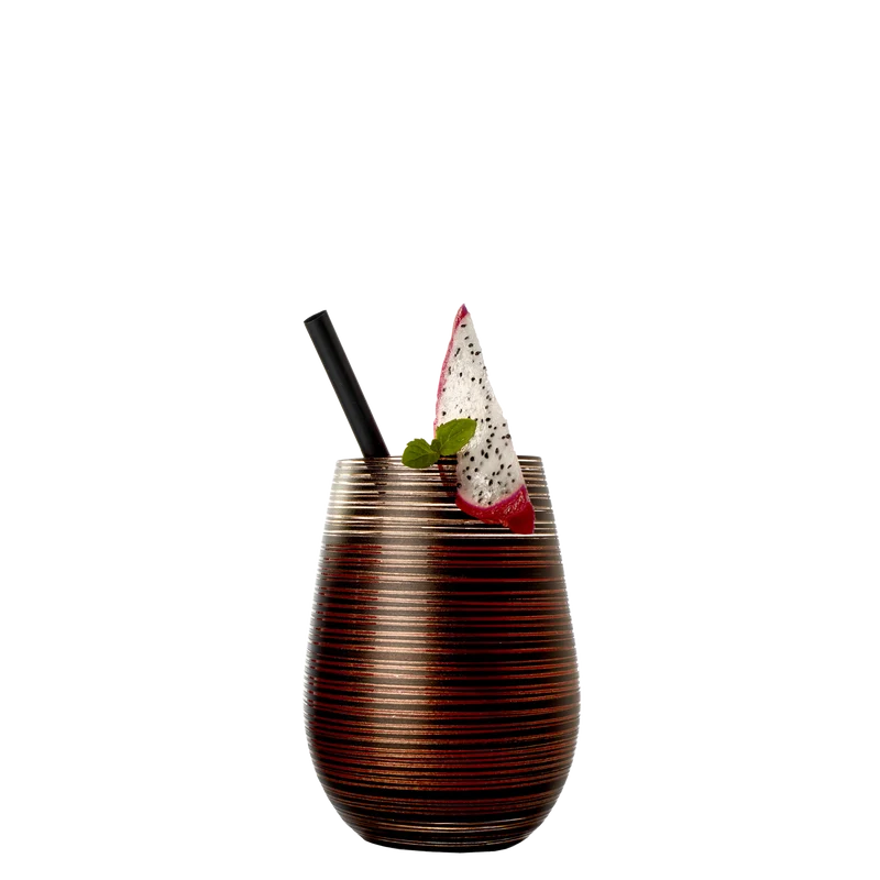 Becher Schwarz/Bronze Twister 6er Set