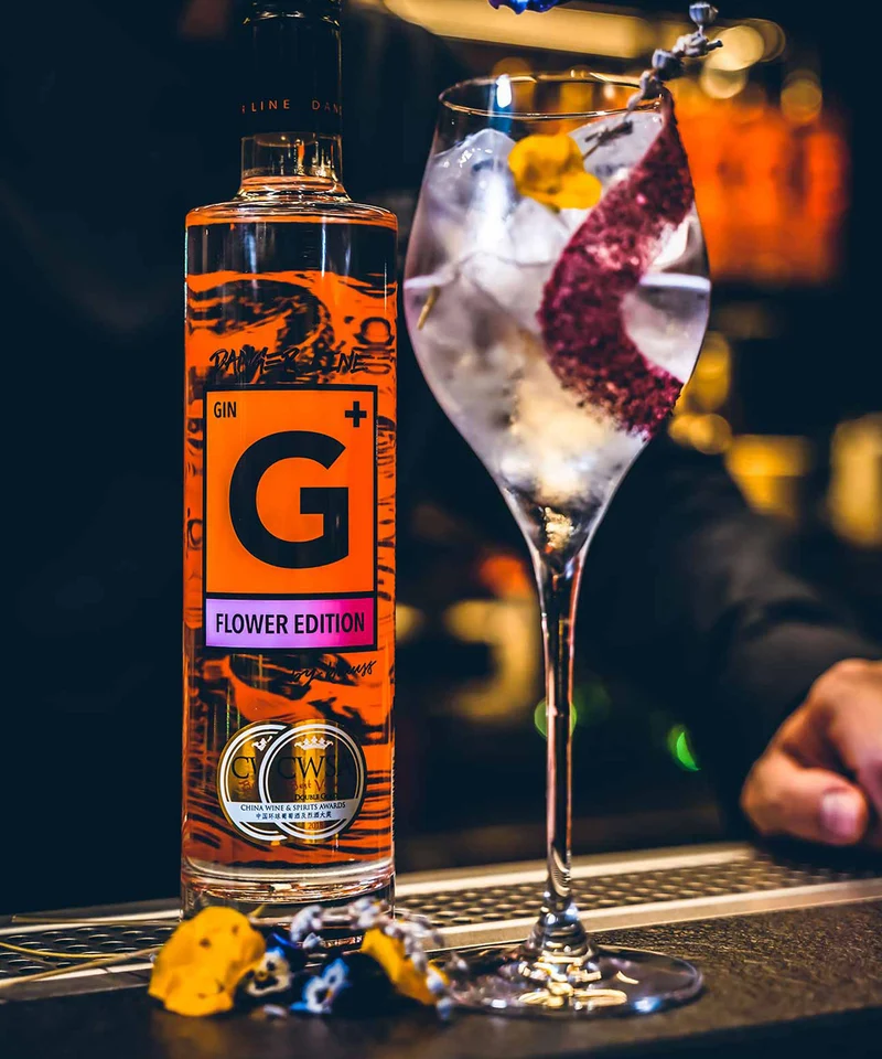 G+ DANGER LINE Flower Edition London Dry Gin