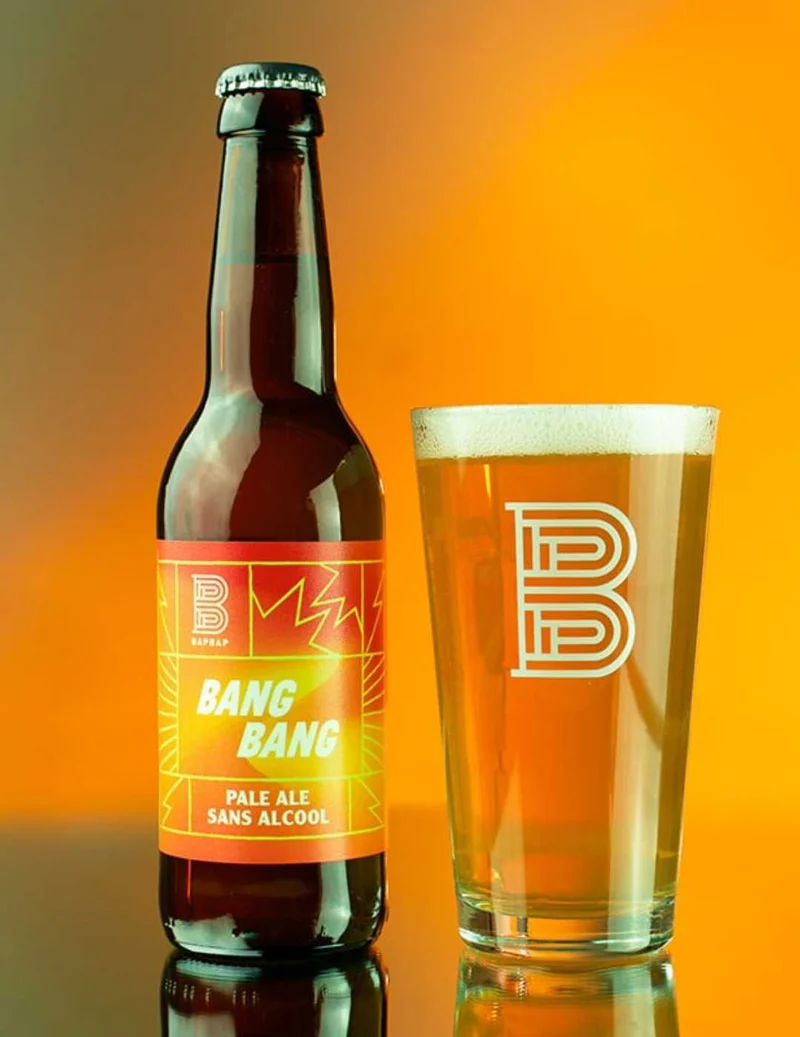 Bière BapBap BANG BANG Pale Ale sans alcool 0,3%